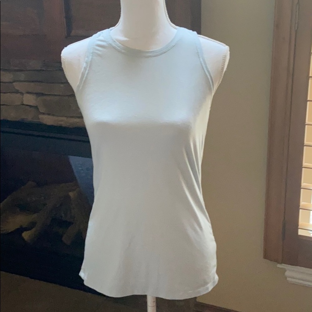 Athleta pale blue sleeveless tank size small